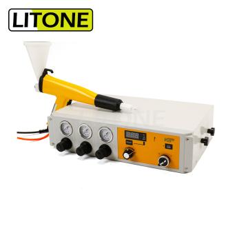 Elektrostatik K201-L Mobil Laboratorium High Effect Powder Painting Spray Coating Gun Machine
