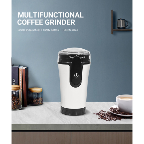 Fine Grind Coffee Mill for Spice Beans Nuts Electric spice coffee beans small coffee grinder with 40G capacity Factory