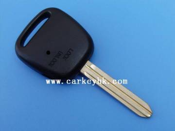 Hot sale Toyota remote key blank with a hole on the side with car key remote control toyota