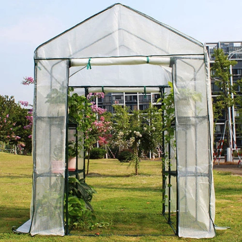 Single-Span jardín pequeño mini invernaderos invernaderos de