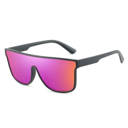 Wholesale Men's Sports Eyewear Polarized Sunglasses - Clear Frame Rimless Design