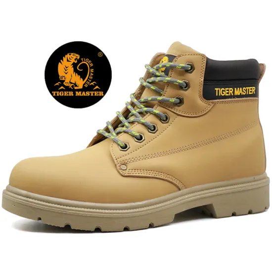 Oil resistant anti slip industrial safety boots