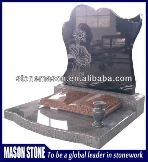 Cheapest imperial red book style granite headstone