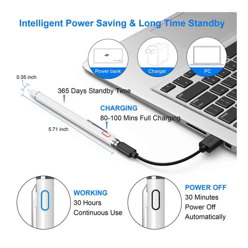 Universal Stylus مناسب للهاتف المحمول اللوحي iPad