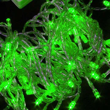Wedding Christmas Decorating and Halloween LED String Lights Green