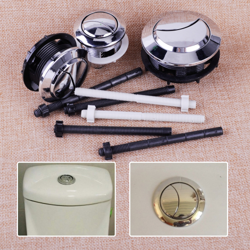 Universal Toilet Button Cover Fits 38mm Hole Closestool Round Dual Press Tank Accessories Push Switch Water Saving Rod