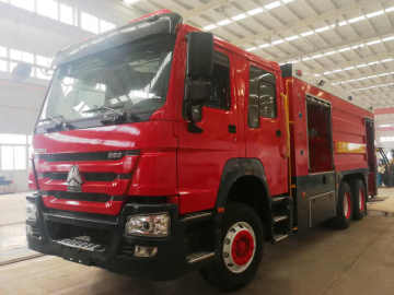 Howo Fire Fighting Truck 20CBM 10 Wheels