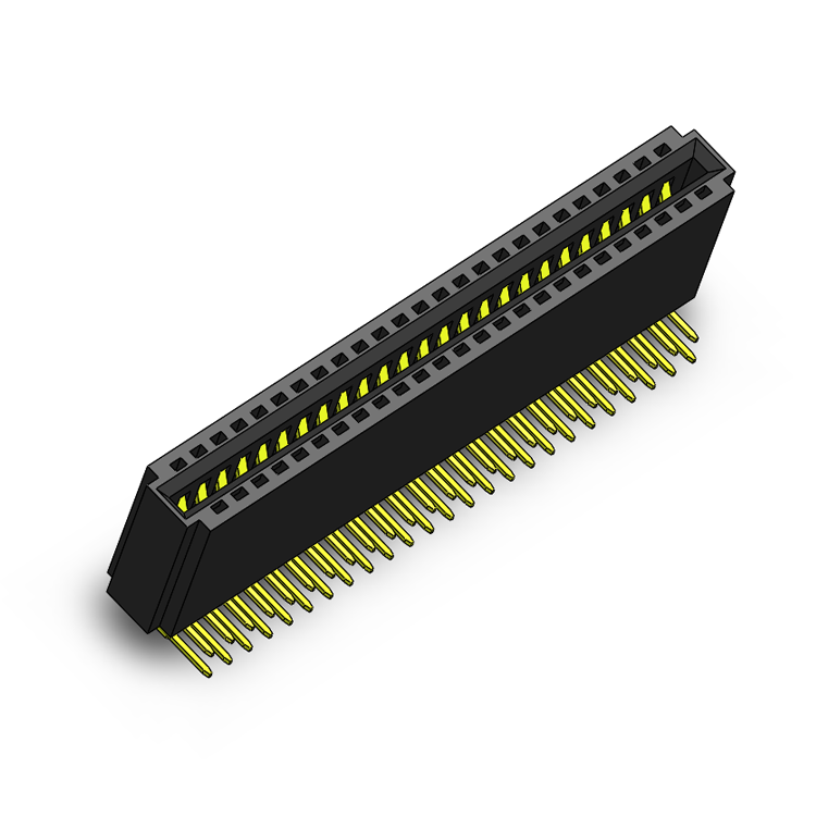 2 54mm Pitch Gold Finger Slot Connector