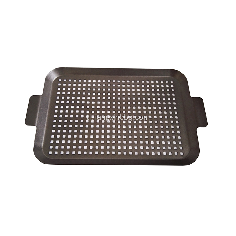 Grill topper grilling pans para sa mga gulay ng karne