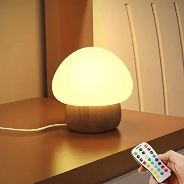 Soft Silicone LED Mushroom Baby Night Lights