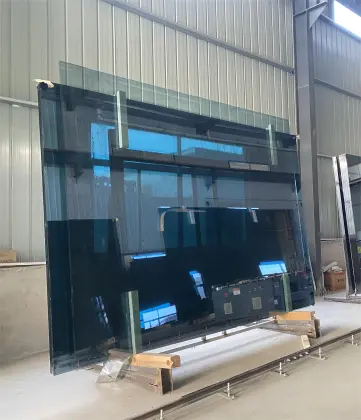 Architectural tempered glass walls