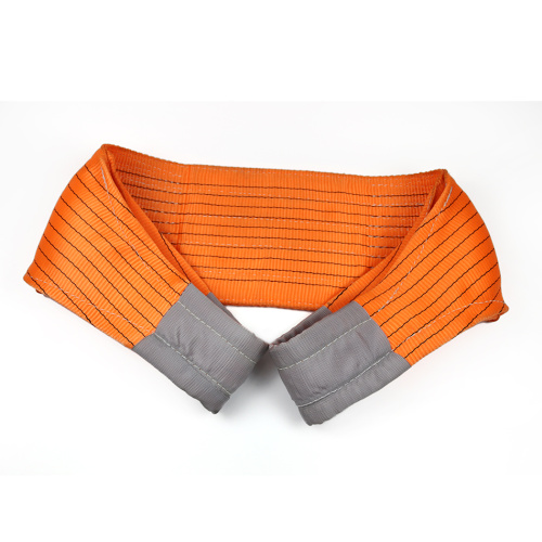 cargo slings Orange Color Flat webbing sling