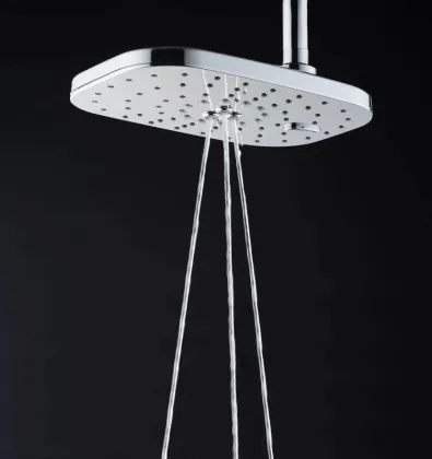Round Rainfall 8 inch & 3 Functional Mist ECO Shower Head Set