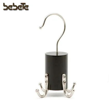 Wooden Shoe Hanger with 4 Hooks