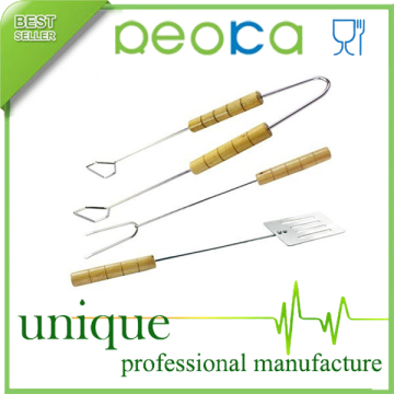 stainless steel barbecue bbq grill wire mesh net/3 pieces bbq tool