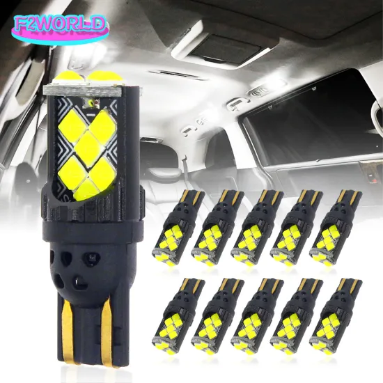 White Waterproof T10 LED Headlight Replacement Fog Light