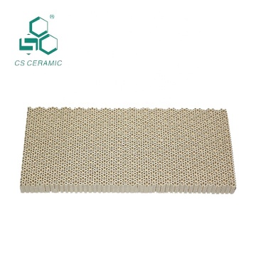 Energy efficient infrared ceramic burner plate