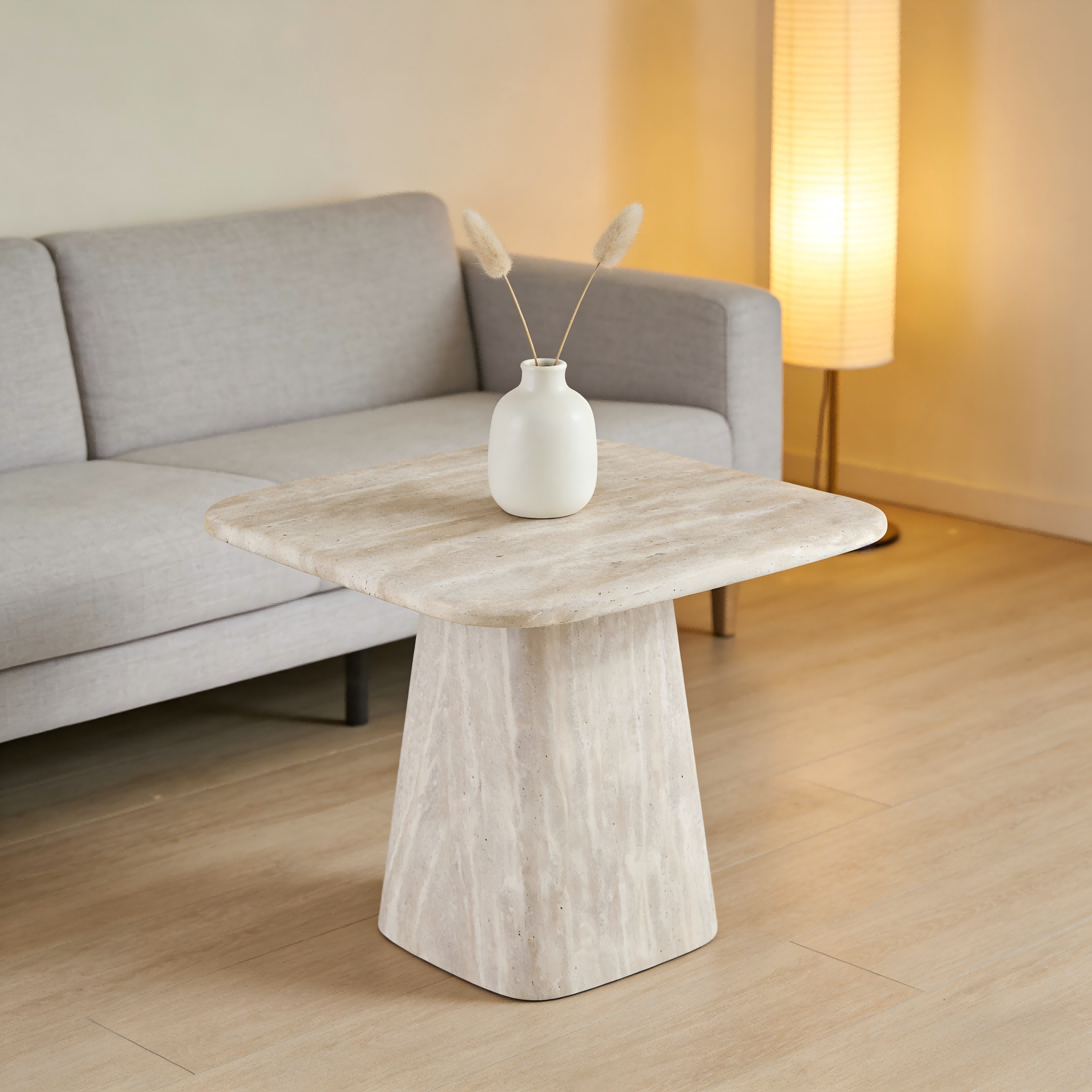 BR-CT-6103B coffee table with marble top 6