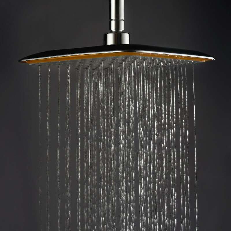 sanitaryware high-pressure shower head bathroom shower single function square overhead shower