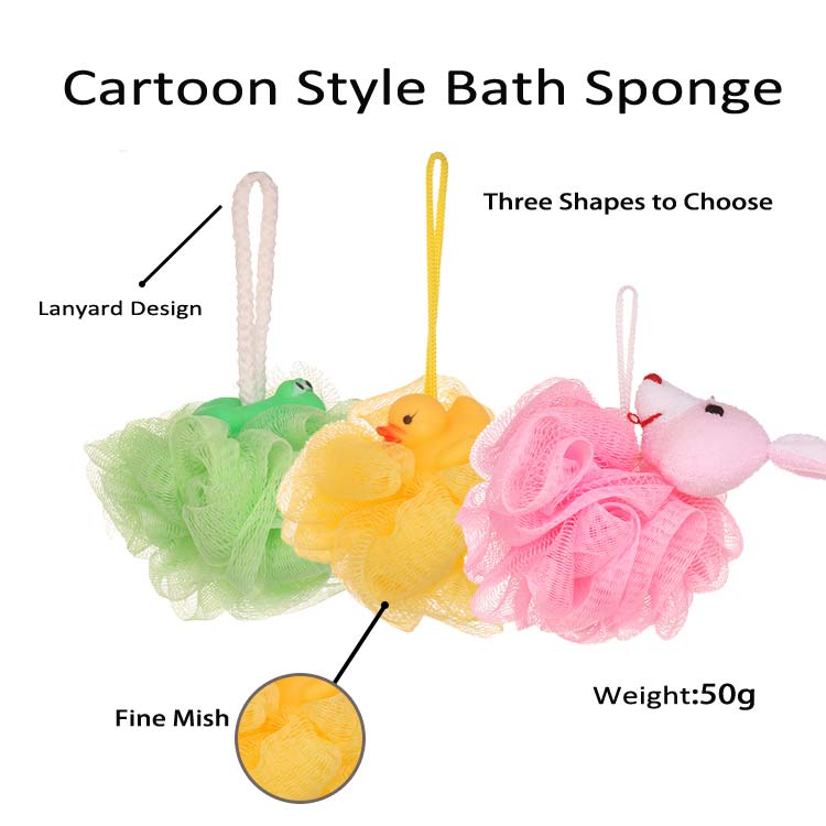 Cartoon Style Shape Bath Sponge Jpg