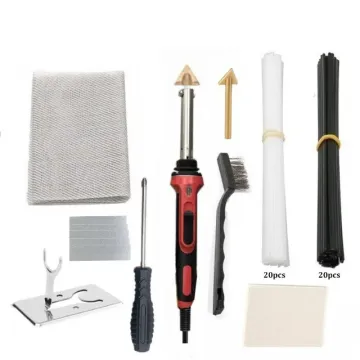 Portable 100W Plastic Welding Kit - Fast Heating Soldering Iron for DIY Car Bumper Repair