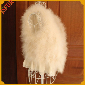 Wholesale Turkey Feather Manufacturer Custom Vest Girl