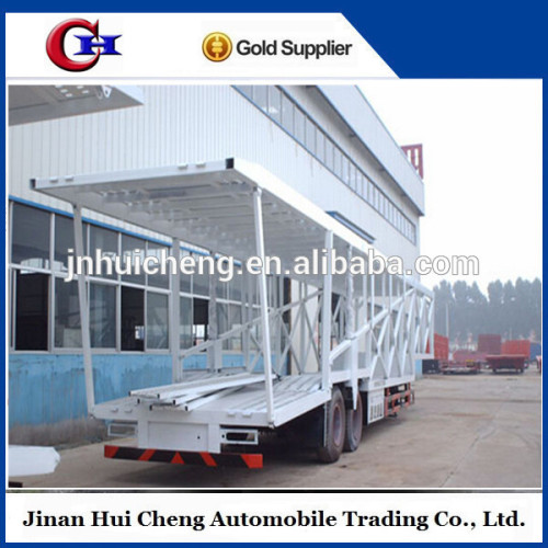 2 axle car carrier vehecle transport semi trailer for sale