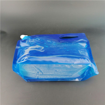 Food packaging plastic fruit wine packaging-bag with handle