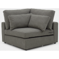 Multi person sofa fabric gray