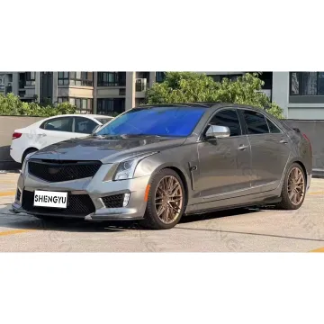 Auto Body System Upgrade: Front Bumper, Grille, Lip, Hood for Cadillac ATS 14-19 to ATS-V