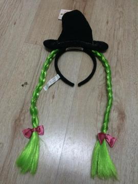 A headband with a wig