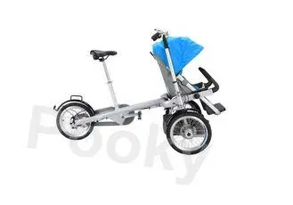 Portable Luxury Parent-Child Baby Bike Stroller Quick Relea