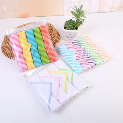 Assorted Colors Small Clean Cloth Towels Set