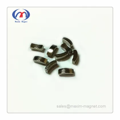 Mini segment neodymium magnets for micro motors