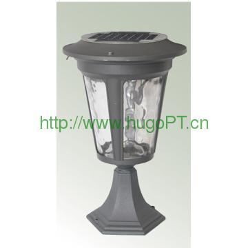 Hugo solar column light  old fashion style light