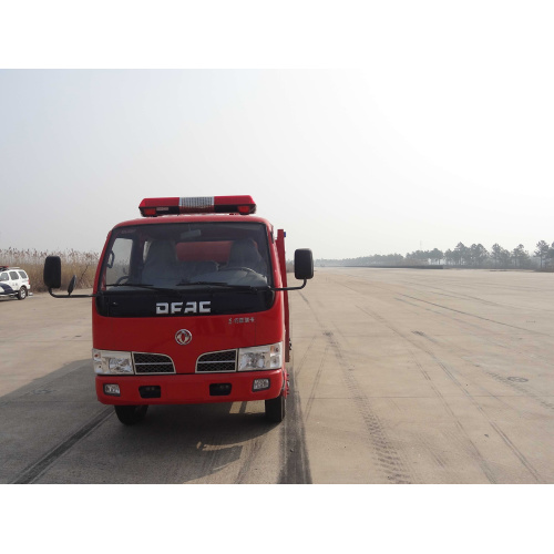 Novo caminhão de bombeiros de 2.500 litros com cabine dupla Dongfeng