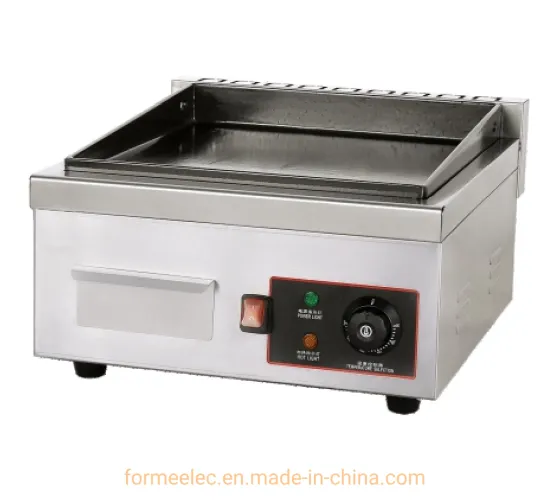 Kitchen Equipment 1.5kw Luxury Electric Griddle Enamel Plate Electric Griddle