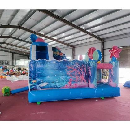 New Style Small Seaworld Bounce House Combo: Inflatable Bouncer Jumping Castle