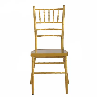 Gold Tiffany Dinner Metal Steel Chiavari Chairs