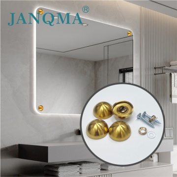 Золотая полусферическая крышка винтовой крышки из нержавеющей стали