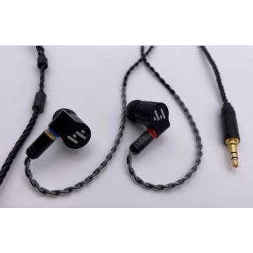 Écouteurs intra-auriculaires à double conducteur avec câble détachable