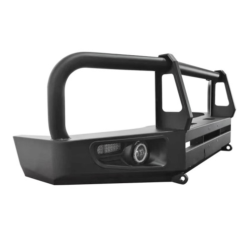 Barra de toros de acero con luces de montaje y haz de manchas