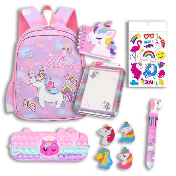 Kit de mochila y papelería de unicornio para niñas: un destino de compras mágico