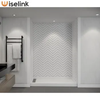 Wiselink cultured marble shower wall panels