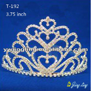 Wholesale Heart Shape Custom Pageant Crowns