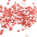 Fancy Cute Red Bacon Shaped Red White Major Polymer Clay 500 g / bag Mini fetta per ornamenti artigianali fatti a mano