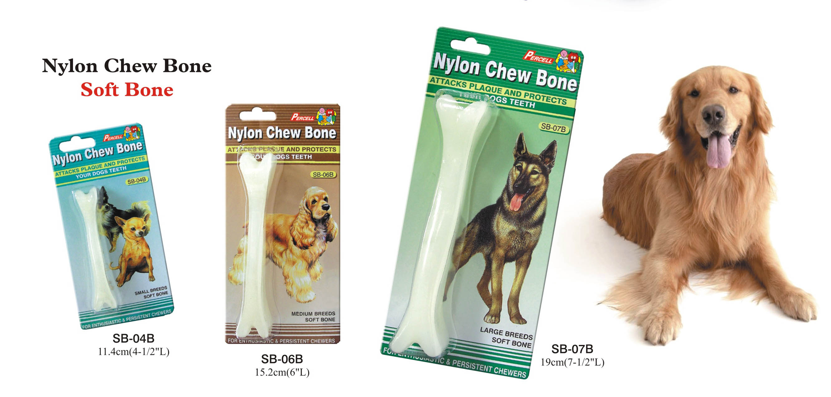 Classic Soft Chew Bone - Small, medium and large