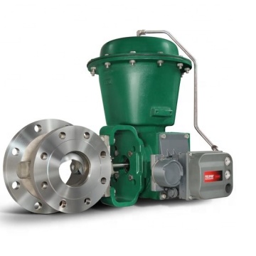 Válvula de controle pneumática em v-bola de alta pressão: dn25 ~ 300 / nps 1 ~ 12, pn10 ~ 100 asme150 ~ 600, metal sentado