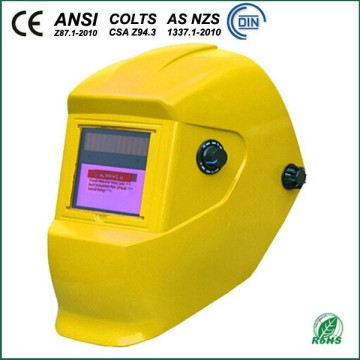 WH0114 EN379 Welding Hood with Yellow Painting