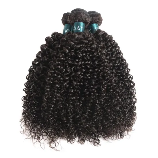 Wholesale Vendor Raw Virgin Extension Mink Indian Hair Bundle 10A Kinky Curly Hair Bundle All Cuticle Aligned Human Hair Bundles